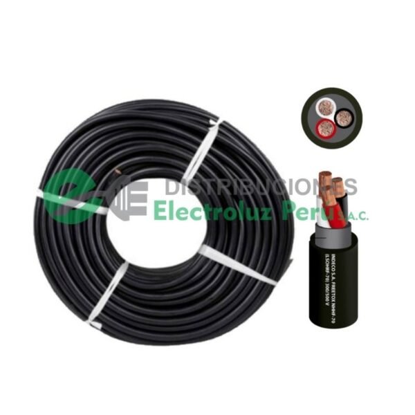 Cable Vulcanizado 3x6 AWG