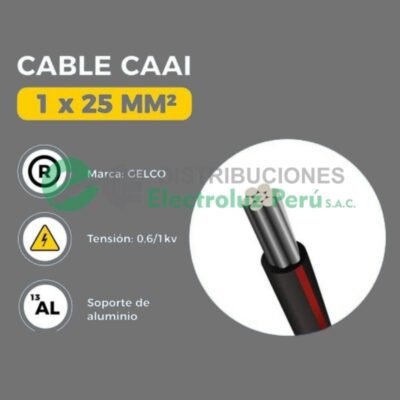 Cable CAAI 1x25MM2