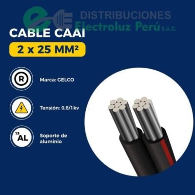 Cable CAAI 2x25MM2