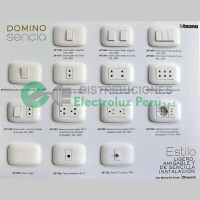 Tomacorrientes e interruptores bticino