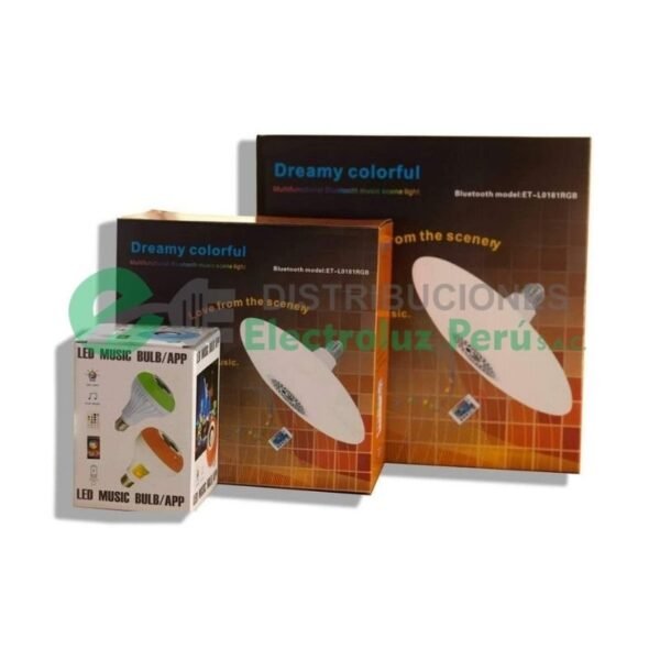 Leds RGB 12W-48W-60W con parlante Bluetooth